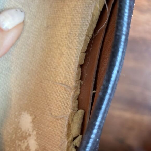 Vtg Salvatore Ferragamo “Persus” black Nappa calf slip on‎ loafers with tassels main image 9